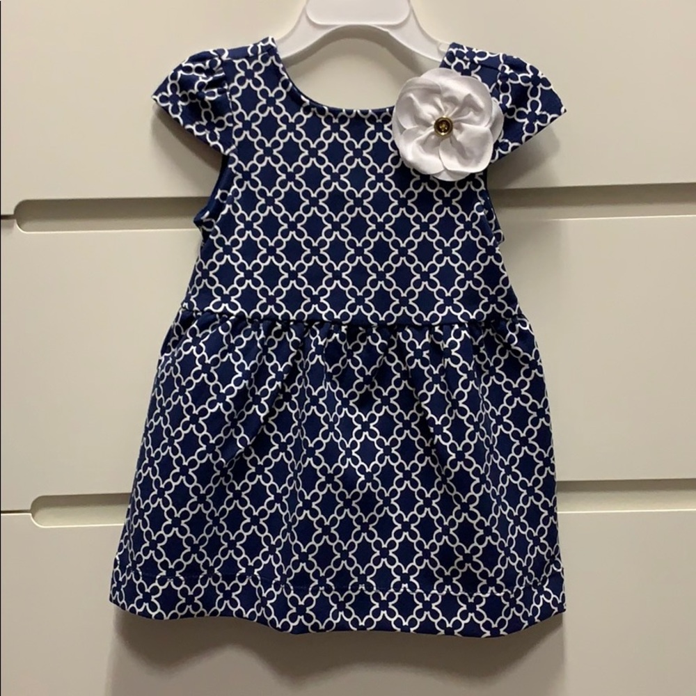 Janie & Jack 12-18 Mos Navy Dress